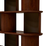 Стеллаж Zacharie Brown Wood Rack варинант исполнения - 4 | Loft Concept в Брянске