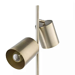 Настольная лампа золотистая на белом мраморном основании Streams of Light варинант исполнения - 4 | Loft Concept в Брянске