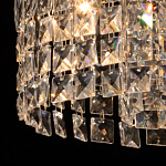 Потолочный светильник круглый с прозрачными подвесками Lunet варинант исполнения - 16 | Loft Concept в Брянске