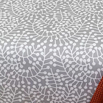 Постельное белье серого цвета с рисунком 200х220 см Blossom Essence варинант исполнения - 4 | Loft Concept в Брянске