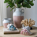 Статуэтка голубой рак с белой раковиной Marine Accessories варинант исполнения - 7 | Loft Concept в Брянске