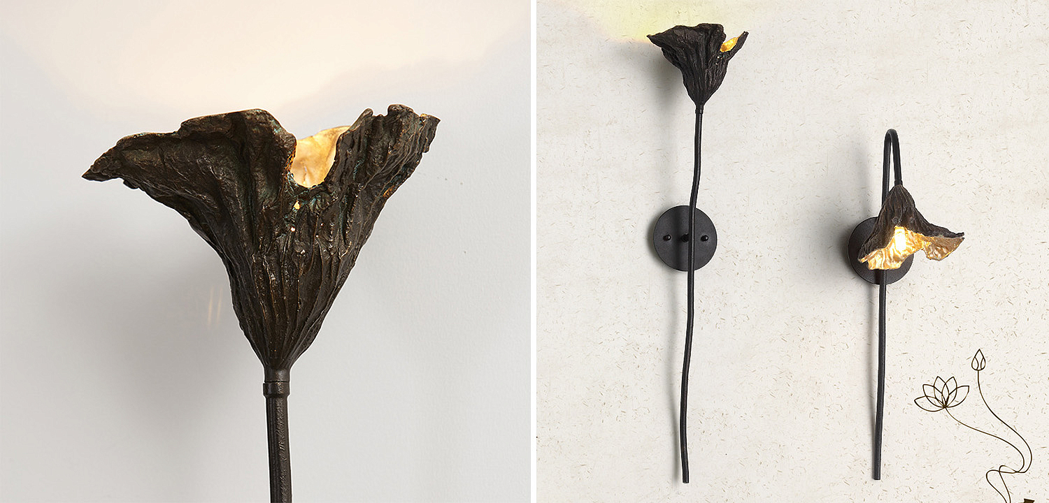 Настенный светильник Увядший Лотос Withering Lotus Lamp II Настенный светильник Увядший Лотос Withering Lotus Lamp II - Loft-Concept в Брянске