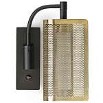 Бра с плафоном из перфорированного металла Elledge Wall Lamp варинант исполнения - 12 | Loft Concept в Брянске