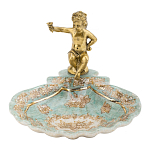 Блюдо с бронзовым ангелом Porcelain Angels of Paradise варинант исполнения - 1 | Loft Concept в Брянске