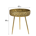 Столик дизайнерский Coth of gold варинант исполнения - 8 | Loft Concept в Брянске