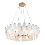 Люстра Mont Saint-Michel Золотая с Рельефным Стеклом варинант исполнения - 1 | Loft Concept в Брянске