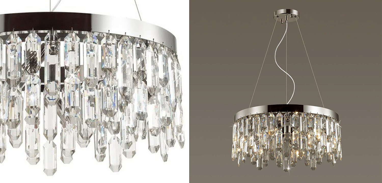 Люстра Crystal Polyhedrons Round Chrome Люстра Crystal Polyhedrons Round Chrome - Loft-Concept в Брянске