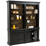 Витрина из массива сосны Sterling Showcase Black варинант исполнения - 3 | Loft Concept в Брянске