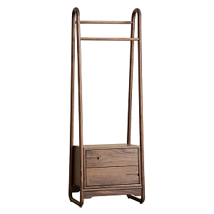 Вешалка деревянная с 2- мя ящиками Moon Walnut Furniture