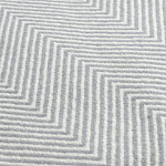 Плед из шерсти мериноса серого цвета 130×180 см Gray Waves варинант исполнения - 3 | Loft Concept в Брянске