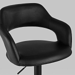 Барный стул черного цвета Strohach варинант исполнения - 7 | Loft Concept в Брянске