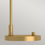 Настольная лампа с конусообразным плафоном и внутренней частью золотого цвета Alora Mood варинант исполнения - 7 | Loft Concept в Брянске