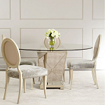 Стол обеденный круглый на зеркальном основании Spectacular Table варинант исполнения - 1 | Loft Concept в Брянске