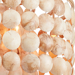 Люстра с каскадом из круглых декоративных элементов Texture Discs варинант исполнения - 1 | Loft Concept в Брянске