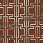 Дизайнерская плитка с узором Лабиринт варинант исполнения - 1 | Loft Concept в Брянске