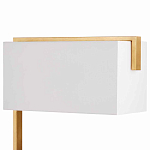 Торшер с прямоугольным абажуром на золотом металлическом каркасе Rectangular Plane  варинант исполнения - 2 | Loft Concept в Брянске