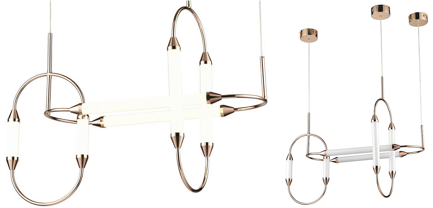 Люстра Giopato & Coombes CIRQUE chandelier Skyline Medium Gold - Loft-Concept в Брянске