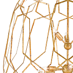 Люстра овальная с переплетенными ромбами Large Scale Artwork варинант исполнения - 1 | Loft Concept в Брянске