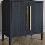 Современный Буфет Primo с 2 дверцами Черный дуб варинант исполнения - 3 | Loft Concept в Брянске