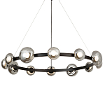 Светодиодная кольцевая люстра IONA Сhandelier black варинант исполнения - 3 | Loft Concept в Брянске