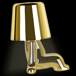 Настольная лампа фигурная цвета золото с гладким абажуром Высота 16 см Sophia варинант исполнения - 5 | Loft Concept в Брянске