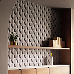 Гипсовая 3D Панель DRAGON SCALE - C варинант исполнения - 1 | Loft Concept в Брянске