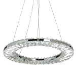 Люстра круглая с прозрачной хрустальной рамкой Maude Crystal Light варинант исполнения - 1 | Loft Concept в Брянске