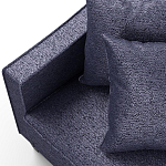 Мебельная ткань Шенилл синий цвет 138 см T4-33 варинант исполнения - 2 | Loft Concept в Брянске