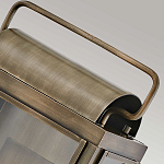 Настенный фонарь прямоугольной формы цвета состаренная латунь с двумя лампами Hinkley варинант исполнения - 4 | Loft Concept в Брянске