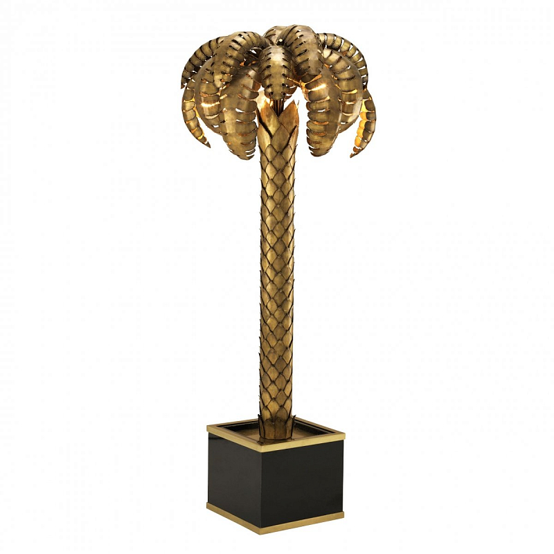 Торшер Eichholtz Floor Lamp Palm Tree Латунь Торшер Eichholtz Floor Lamp Palm Tree Латунь в Брянске | Loft Concept