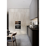 Серый кухонный гарнитур с фасадом под светлый дуб Ferrand Kitchen Set варинант исполнения - 2 | Loft Concept в Брянске