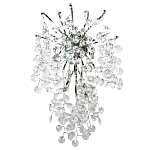 Бра с хрустальными подвесками на металлических ветках Fairytree Light Silver Wall Lamp варинант исполнения - 1 | Loft Concept в Брянске