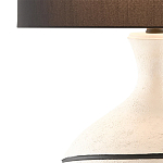 Настольная лампа фактурная с черными круговыми линиями на корпусе Recess варинант исполнения - 1 | Loft Concept в Брянске