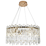 Круглая люстра с хрустальными подвесками Roul Crystal Round Chandelier варинант исполнения - 4 | Loft Concept в Брянске