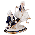 Статуэтка фарфоровая Влюбленная пара Charming Statuette варинант исполнения - 1 | Loft Concept в Брянске