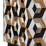 Настольная лампа с фигурным узором и трапециевидным абажуром Сonundrum варинант исполнения - 1 | Loft Concept в Брянске