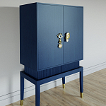 Кабинетный шкаф Elsa Dreams Blue с 2-мя ящиками варинант исполнения - 1 | Loft Concept в Брянске