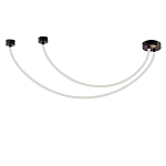 Подвесной светильник с двойными световыми дугами  Luke Lampco Tracer Lamp варинант исполнения - 1 | Loft Concept в Брянске