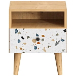 Прикроватная тумба с изображением на ящике Elise Nightstand варинант исполнения - 14 | Loft Concept в Брянске