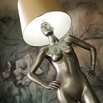 Лампа MANNEQUIN LAMP с абажуром руки на талии варинант исполнения - 9 | Loft Concept в Брянске