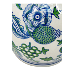 Ваза фигурная с сине-зелеными узорами распустившихся цветов Blossoming Spring варинант исполнения - 3 | Loft Concept в Брянске