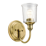 Бра с прозрачным стеклянным абажуром в форме цилиндра Kichler варинант исполнения - 12 | Loft Concept в Брянске