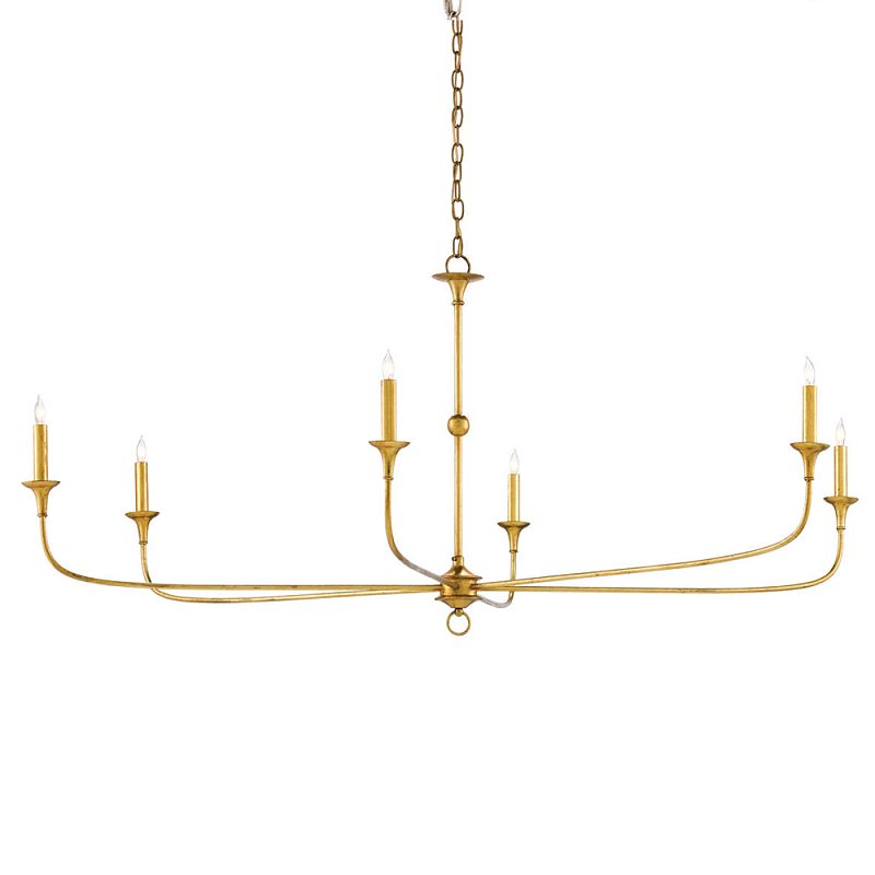 Люстра золотая Smoothness of Golden Lines Золотой Люстра золотая Smoothness of Golden Lines Золотой в Брянске | Loft Concept