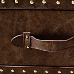 Комод Vintage Leather Chest of Draver варинант исполнения - 6 | Loft Concept в Брянске