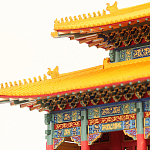 Храм Конфуция Тайвань миниатюра для интерьера в китайском стиле варинант исполнения - 1 | Loft Concept в Брянске