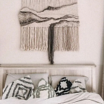 Панно Современный Гобелен ручная работа Туманное Утро варинант исполнения - 4 | Loft Concept в Брянске