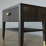 Прикроватная тумбочка с ящиком Elsa Dreams Walnut варинант исполнения - 3 | Loft Concept в Брянске