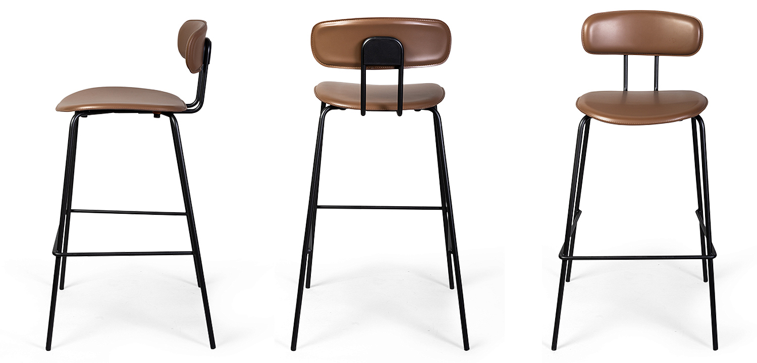 Барный стул Renis Brown Barstool Барный стул Renis Brown Barstool - Loft-Concept в Брянске