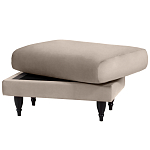 Мягкий пуф на деревянных ножках Garner Pouf варинант исполнения - 4 | Loft Concept в Брянске