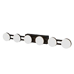 Бра с 6-ю круглыми плафонами на черном основании Maxine Light варинант исполнения - 1 | Loft Concept в Брянске